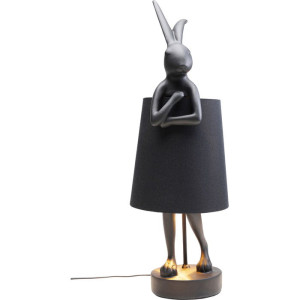 Lampa stołowa Animal Rabbit Matt Black 68 cm