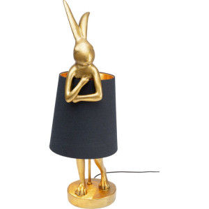 Lampa stołowa Animal Rabbit Gold/Black 68 cm