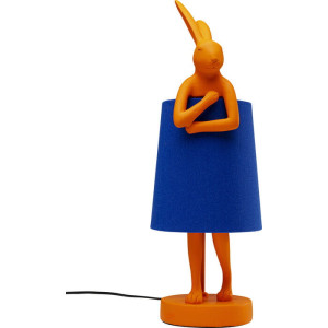 Lampa stołowa Animal Rabbit Orange/Blue 50 cm
