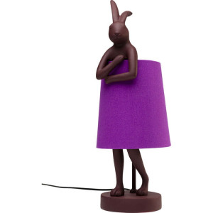 Lampa stołowa Animal Rabbit Red/Purple 50 cm