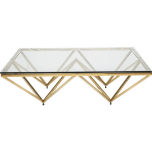 Stolik kawowy Network Gold 105x105 cm Kare 24h