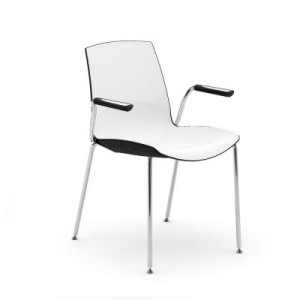 Krzesło Now z podłokietnikami, różne kolory - Infiniti Design