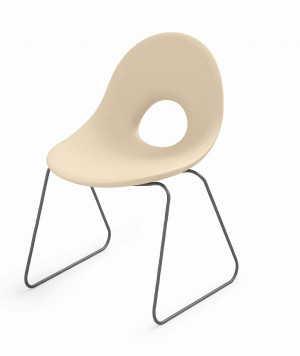 Krzesło Candy Sledge kremowe AVR - Lyxo Design