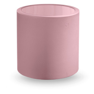 Stolik kawowy Cylinder różowy QRZ - Lyxo Design