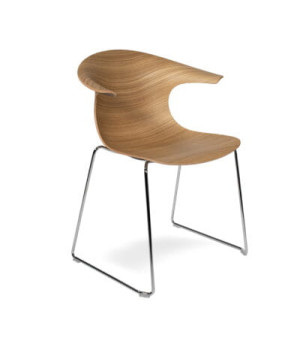 Krzesło Loop 3D Wood Sled, różne kolory - Infiniti Design