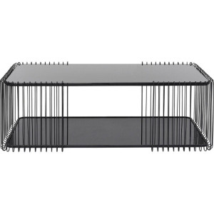 Stolik kawowy Wire Double Black 120x60cm