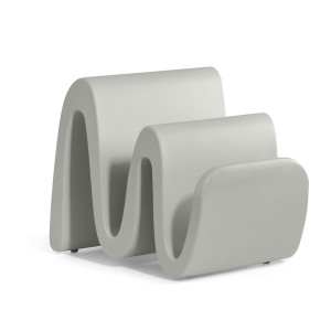 Stojak na gazety Wave jasnoszary ARG - Lyxo Design