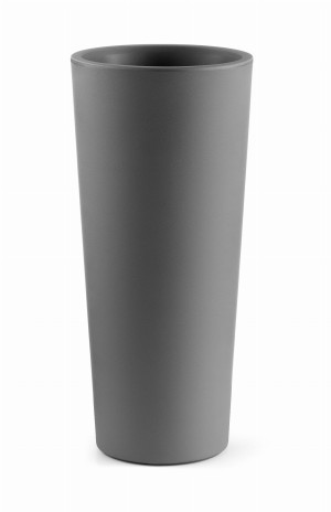 Donica Gaia Round Cache-Pot szary FER - Lyxo Design