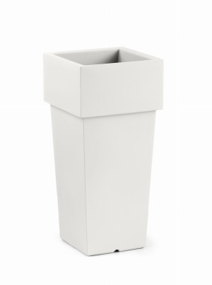 Donica Nova Square Cache-Pot biały PRL - Lyxo Design