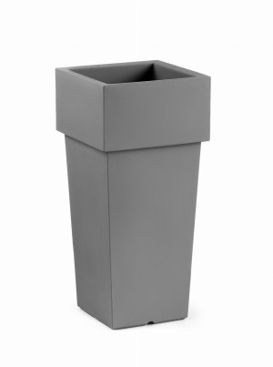 Donica Nova Square Cache-Pot szary FER - Lyxo Design