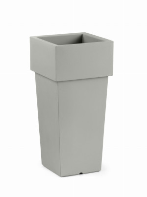 Donica Nova Square Cache-Pot jasnoszary ARG - Lyxo Design