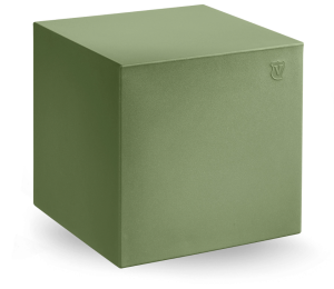 Pufa Cube 40x40 cm zielona AGT - Lyxo Design