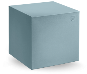 Pufa Cube 40x40 cm jasnoniebieska ZFR - Lyxo Design