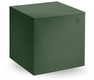 Pufa Cube 40x40 cm ciemnozielona SMD - Lyxo Design