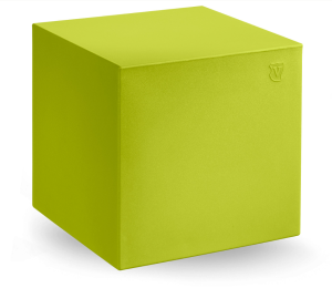 Pufa Cube 40x40 cm jasnozielona TRM - Lyxo Design