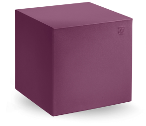 Pufa Cube 45x45 cm fioletowa AMT - Lyxo Design