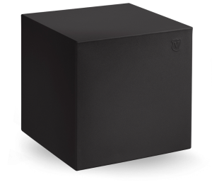 Pufa Cube 45x45 cm antracytowa ONC - Lyxo Design