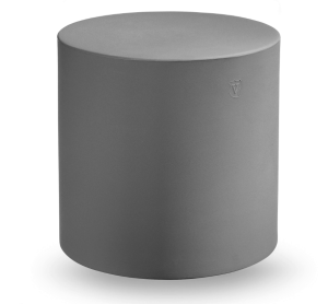 Pufa Cylinder szara FER - Lyxo Design
