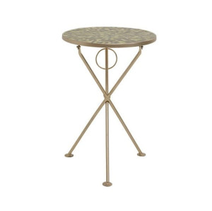 Stolik boczny Clack Mosaic Olive Ø35cm