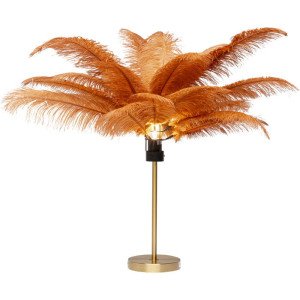Lampa stołowa Feather Palm Rusty Red 60cm