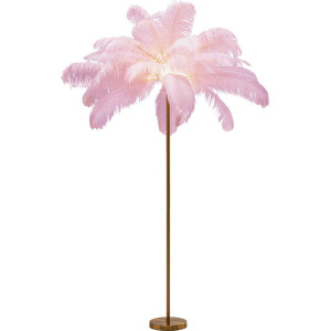 Lampa podłogowa Feather Palm Pink 165cm