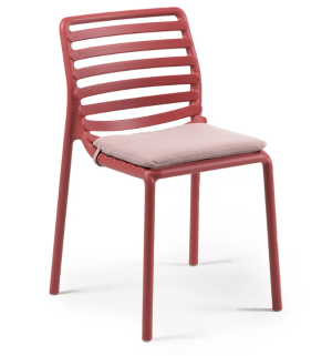 Poducha do krzesła Doga Bistrot - rosa Sunbrella