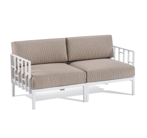 Sofa dwuosobowa Enjoy, biały stelaż - Gaber