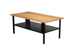 Stolik kawowy na metalowych nogach