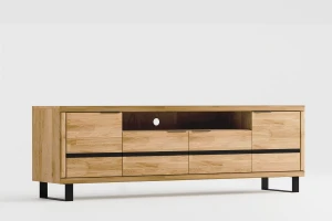 Dębowa szafka RTV - Mono Loft 02