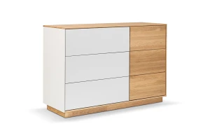 Wąska komoda z szufladami 130 cm Symfonia 05