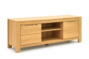 Szafka RTV 160 cm na dębowych nogach Napoli 46