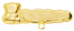 Orféva Epingle de bébé Ourson Or Jaune