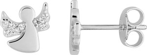 Orféva Boucles d'oreilles Ange oxydes en argent