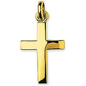 Orféva Croix Bombée grand modèle (Or Jaune)
