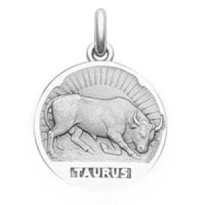 Médaille Becker Zodiaque Taureau en argent