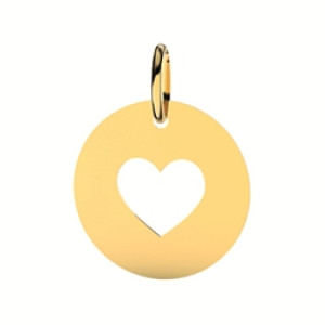 Orféva Pendentif Coeur Evidé Or Jaune