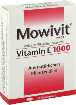 MOWIVIT Vitamin E 1000 Kapseln 50 St