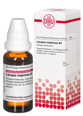 LYCOPUS VIRGINICUS D 4 Dilution 20 ml