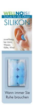 WELLNOISE Ohrenstopfen blau Blister 3X2 St