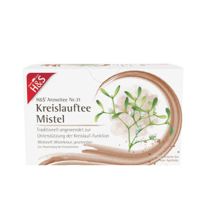 H&S Kreislauftee Mistel Filterbeutel 20X2.0 g