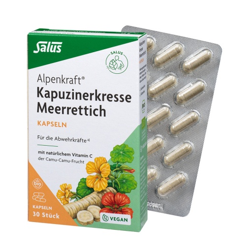 KAPUZINERKRESSE-MEERRETTICH Kapseln Alpenkraft 30 St