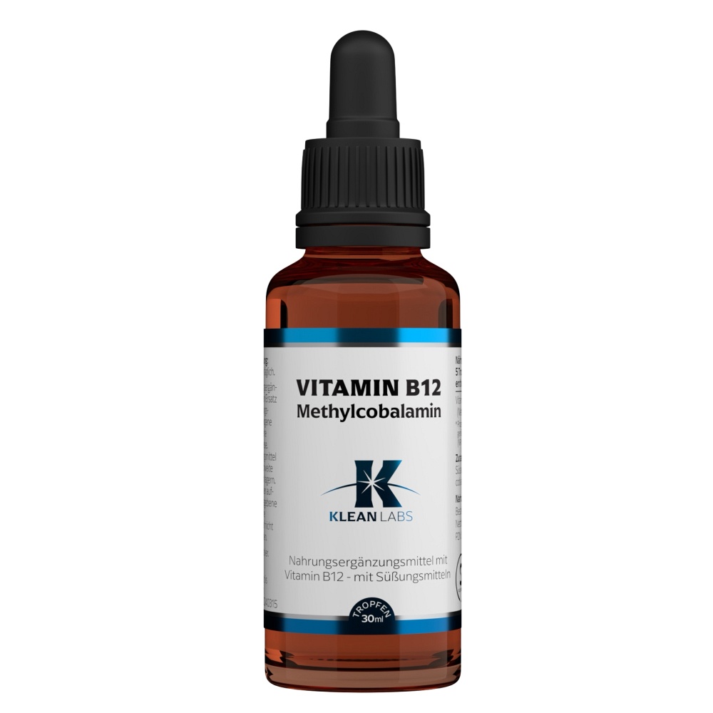 VITAMIN B12 METHYLCOBALAMIN KLEAN LABS flüssig 30 ml