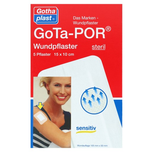 GOTA-POR Wundpflaster steril 100x150 mm 5 St