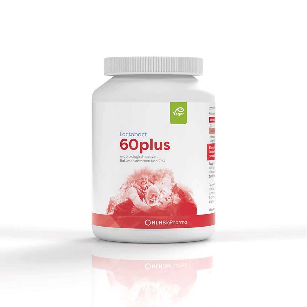 Lactobact 60plus – Probiotikum für die Darmsanierung ab 60 Jahren 180 St