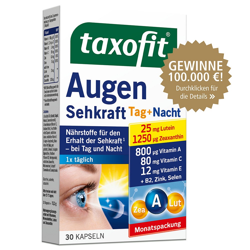 TAXOFIT Augen Sehkraft Kapseln 30 St