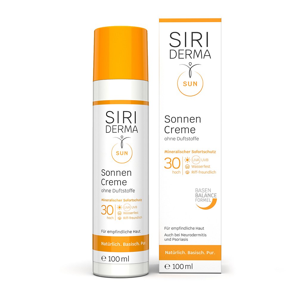 SIRIDERMA Sonnencreme LSF 30 ohne Duftstoffe 100 ml