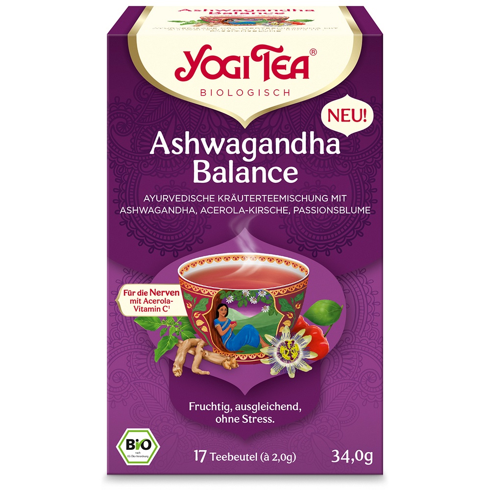 YOGI TEA Ashwagandha Balance Bio Filterbeutel 17X2.0 g
