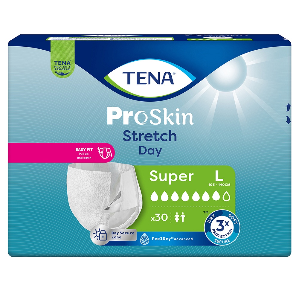TENA STRETCH Day super Inkontinenz-Schutzhose L 2X30 St