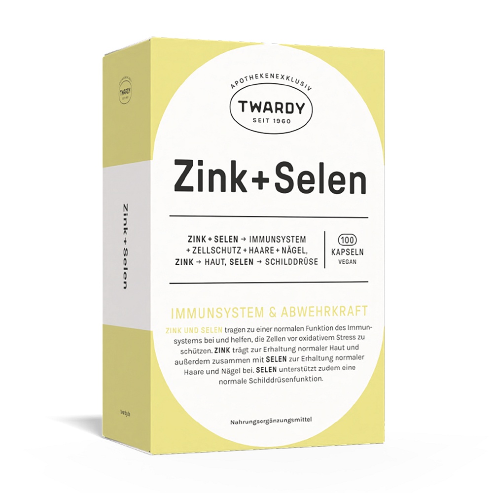 ZINK+SELEN Kapseln vegan 100 St