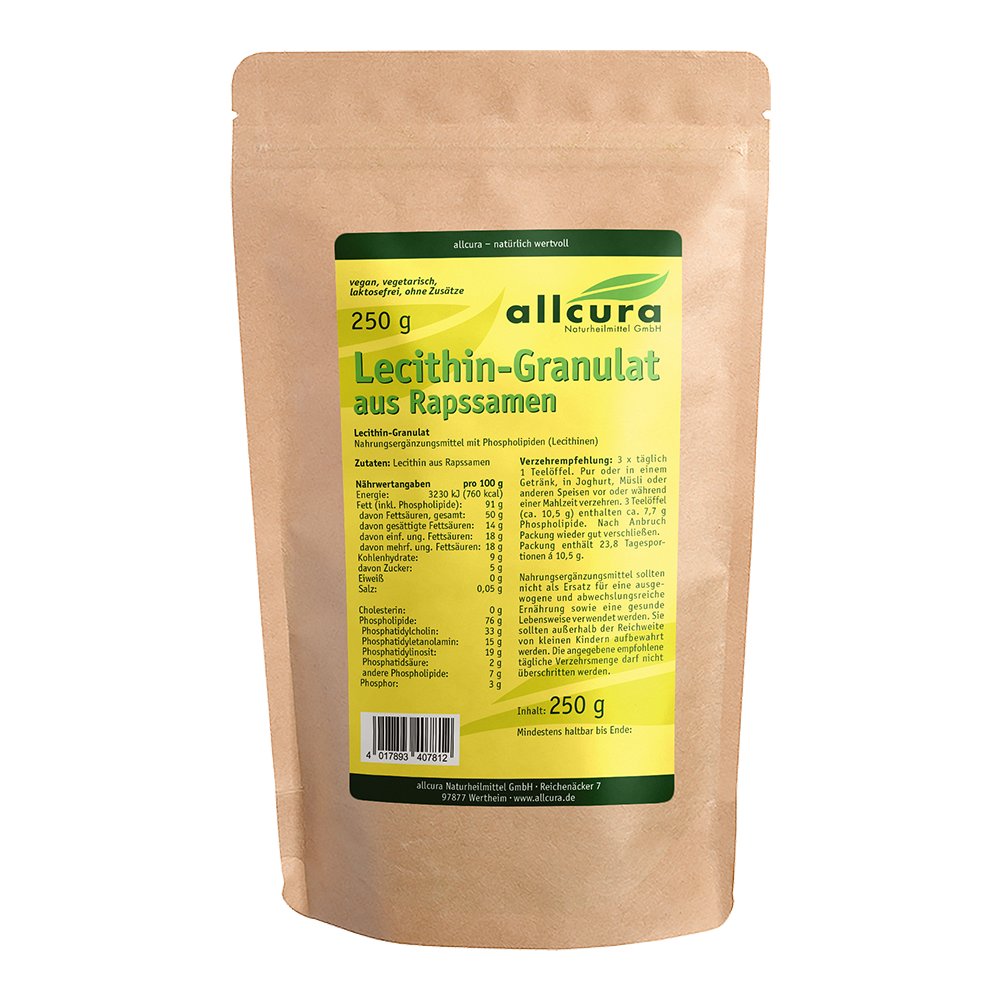 LECITHIN GRANULAT aus Rapssamen 250 g